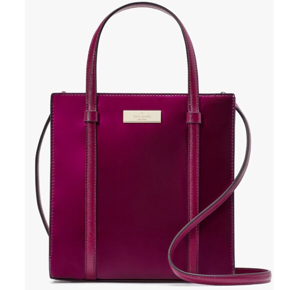 NWT Kate Spade Kenzie Small Patent Leather Crossbody Tote Bag - Picture 1 of 5